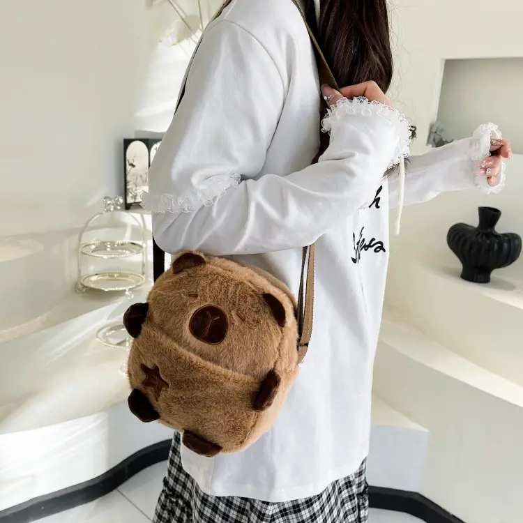 Cute Bear Plush Shoulder Bag for Girls Kids — feature 14