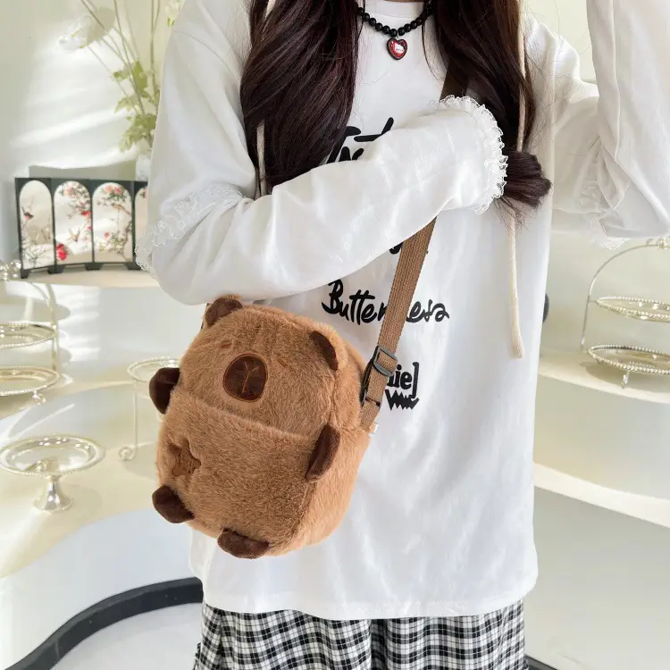 Cute Bear Plush Shoulder Bag for Girls Kids — feature 17