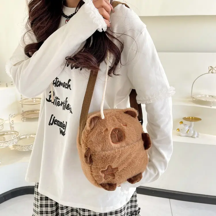Cute Bear Plush Shoulder Bag for Girls Kids — feature 19