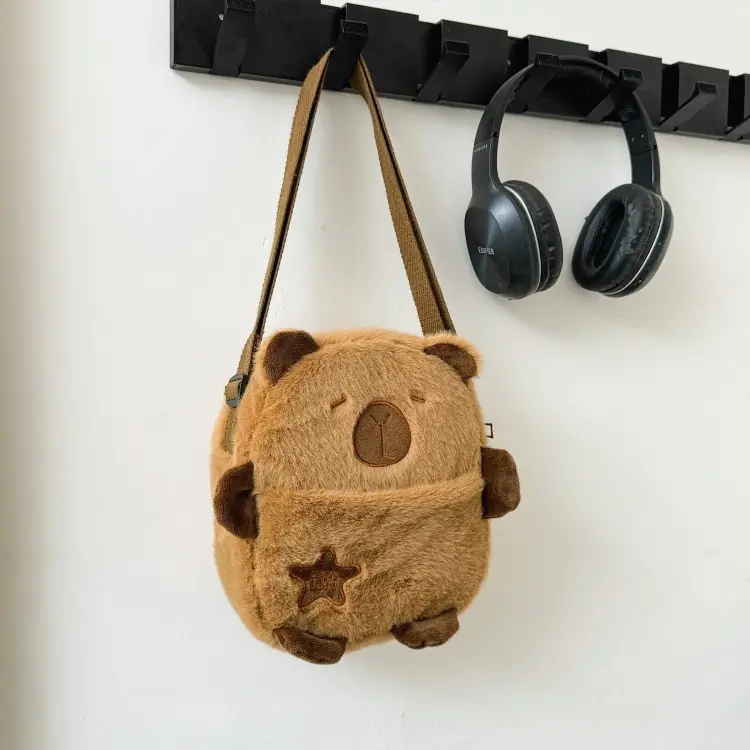 Cute Bear Plush Shoulder Bag for Girls Kids — feature 21