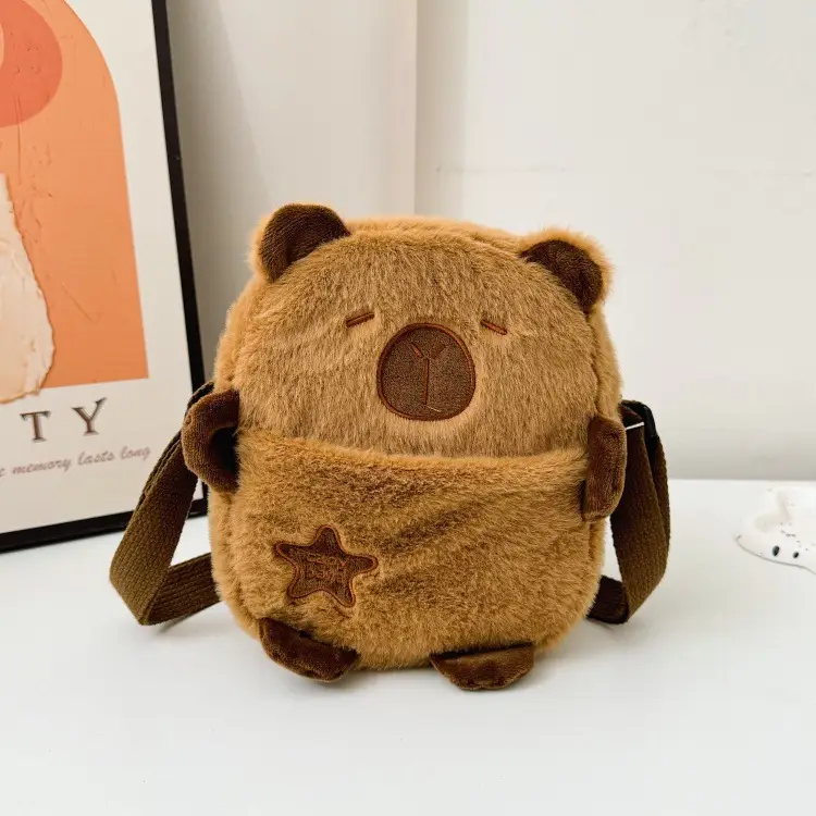 Cute Bear Plush Shoulder Bag for Girls Kids — feature 22