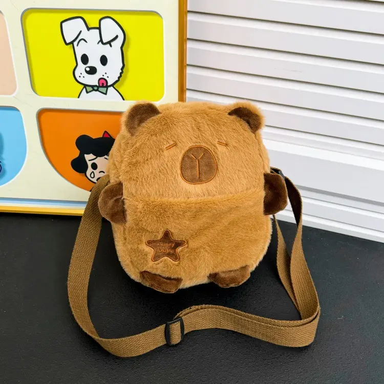 Cute Bear Plush Shoulder Bag for Girls Kids — feature 24