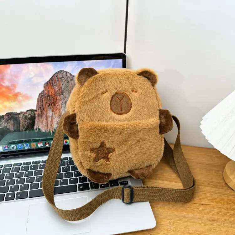 Cute Bear Plush Shoulder Bag for Girls Kids — feature 30