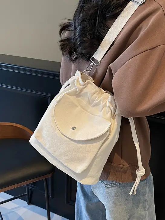 Women's Pleated Shoulder Messenger Bag Tan 2025
