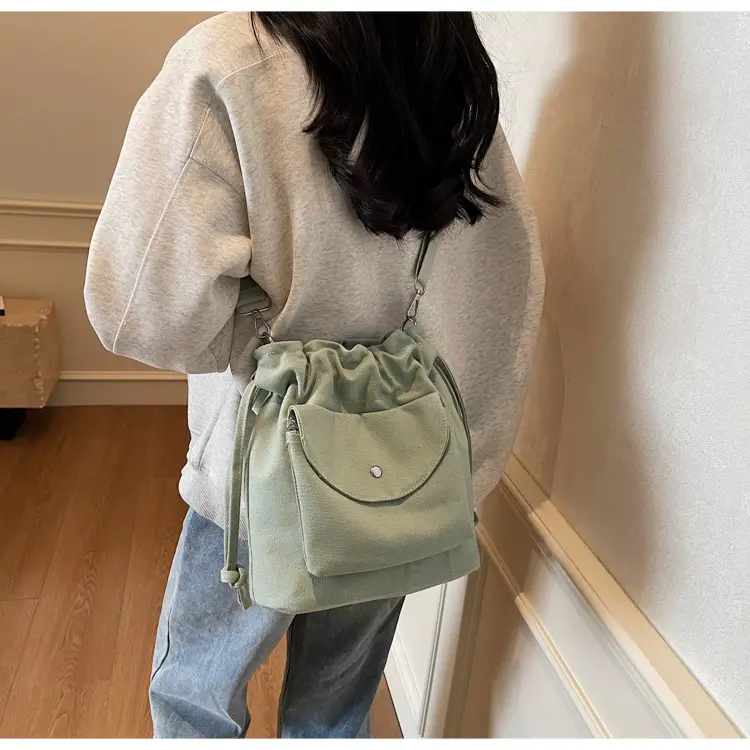 Women's Pleated Shoulder Messenger Bag Tan 2025 — feature 17