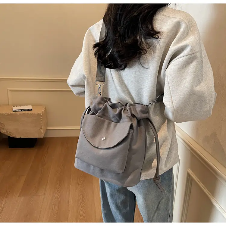 Women's Pleated Shoulder Messenger Bag Tan 2025 — feature 20