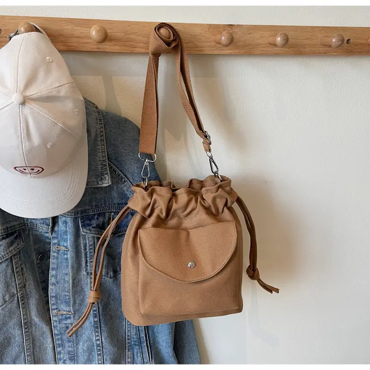 Women's Pleated Shoulder Messenger Bag Tan 2025 — feature 25