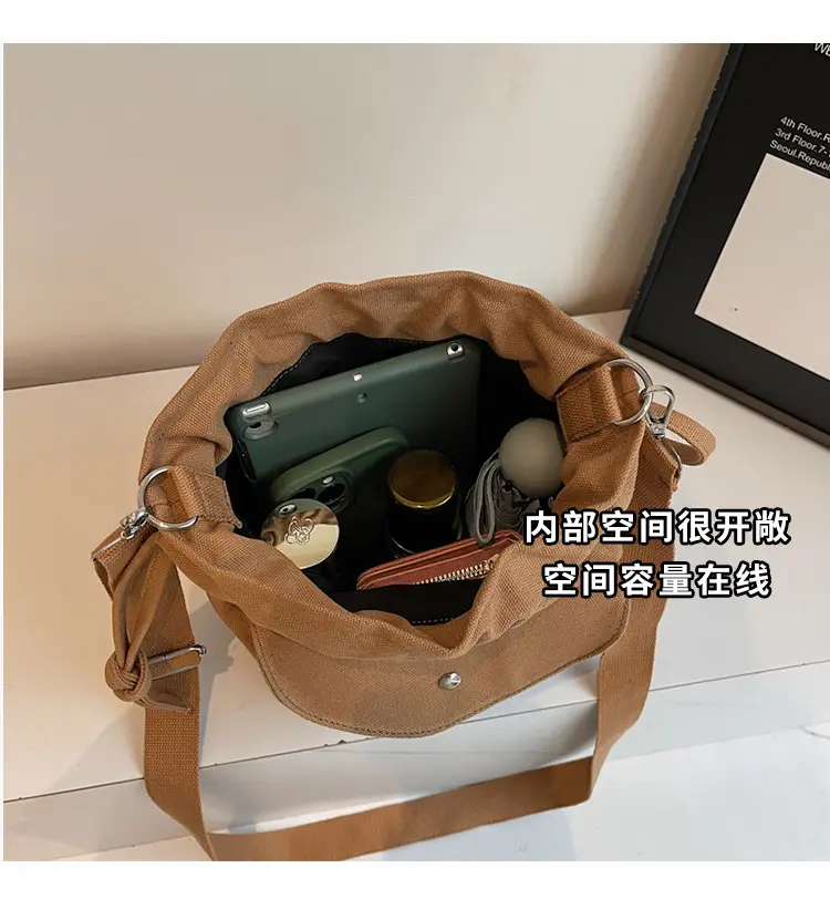 Women's Pleated Shoulder Messenger Bag Tan 2025 — feature 7