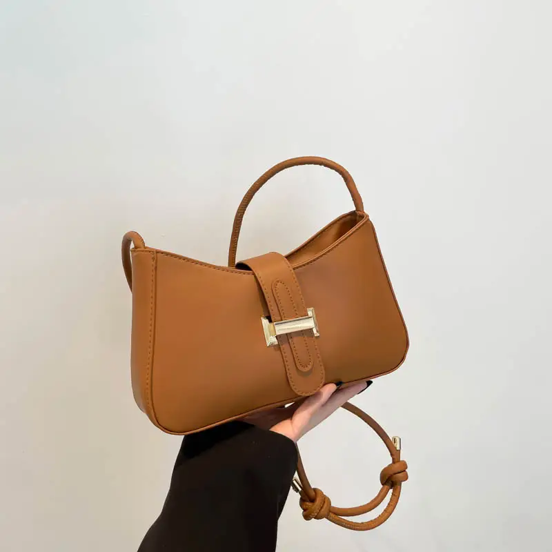 Women's Retro Casual Crossbody Bag Brown White 2025 - Image 5