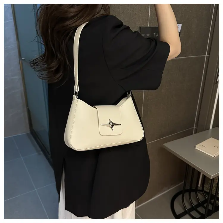 2025 Summer Shoulder Bag Black Four Corner Star Women — feature 16