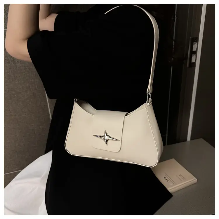 2025 Summer Shoulder Bag Black Four Corner Star Women — feature 17