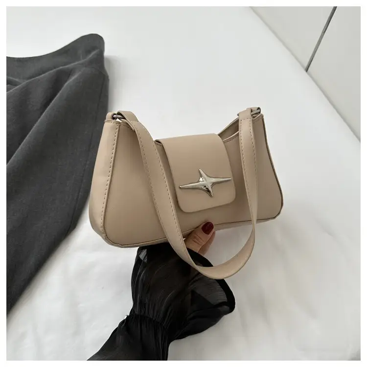 2025 Summer Shoulder Bag Black Four Corner Star Women — feature 19