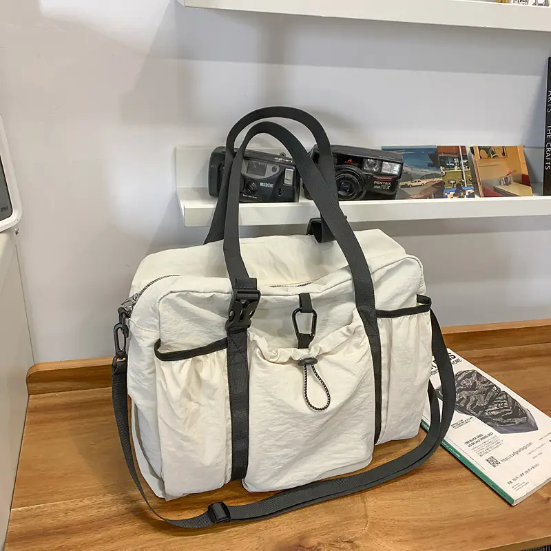 Orange Crossbody Bag for Women 2025 New Nylon Luggage - Image 5