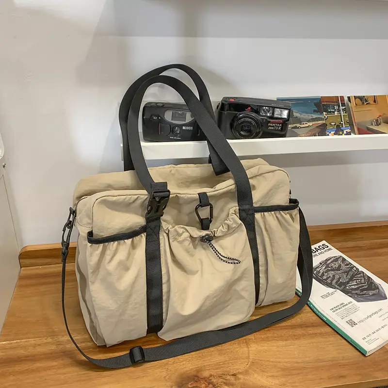 Orange Crossbody Bag for Women 2025 New Nylon Luggage - Image 6
