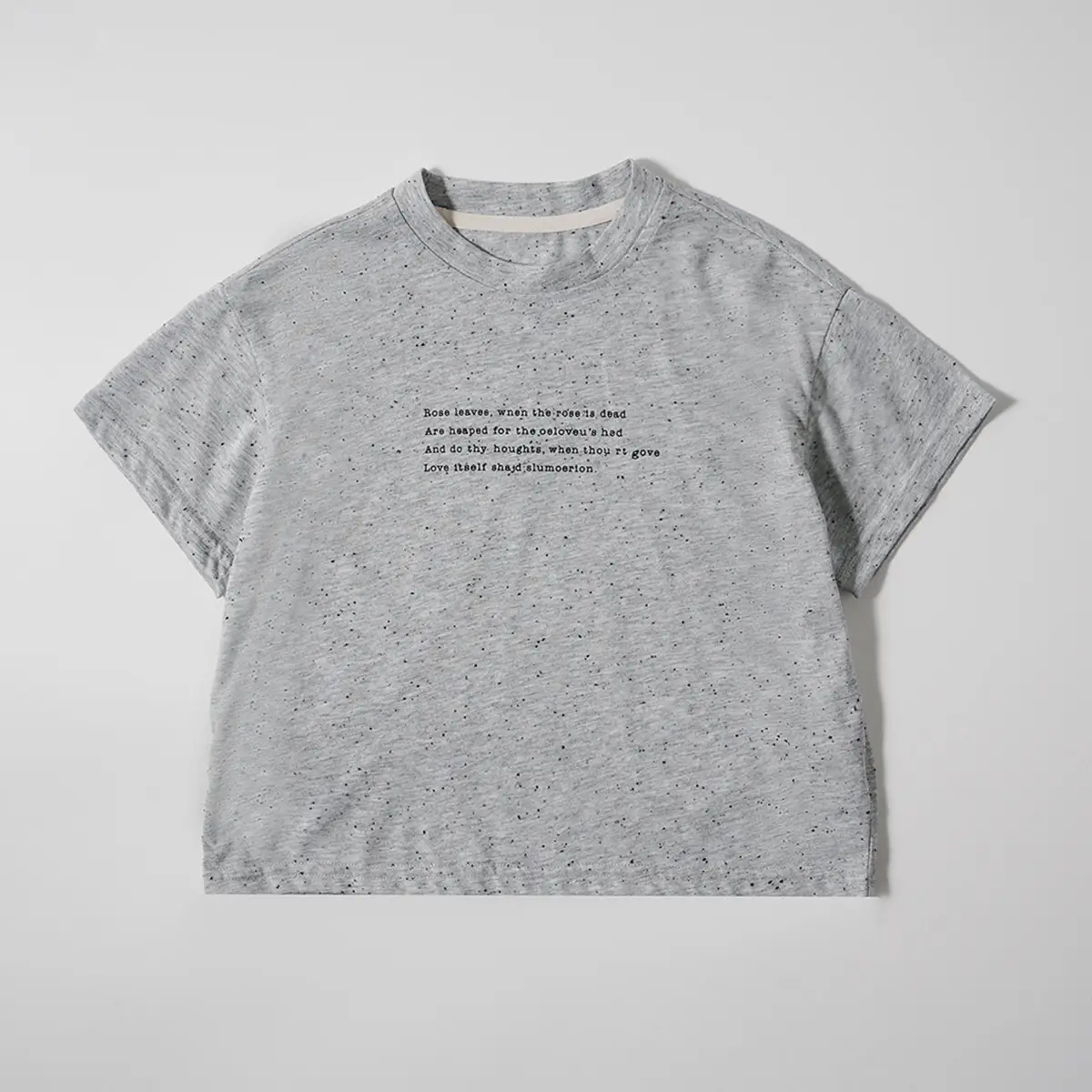 Boys Hooded Denim T-Shirt Grey 2025 — feature 14