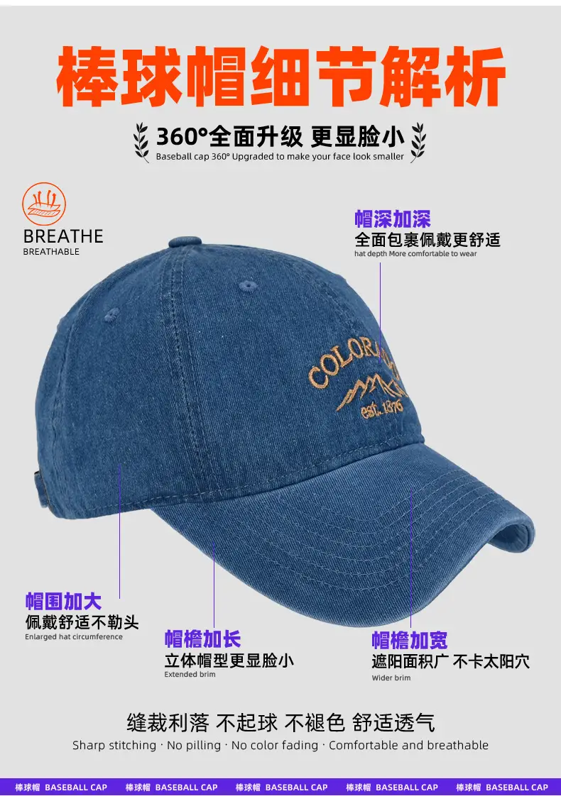 Vintage New York Baseball Cap Green Denim 1946 — feature 12