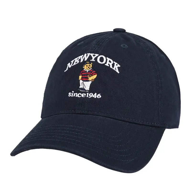 Vintage New York Baseball Cap Green Denim 1946