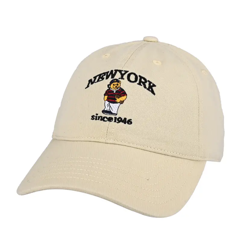 Vintage New York Baseball Cap Green Denim 1946