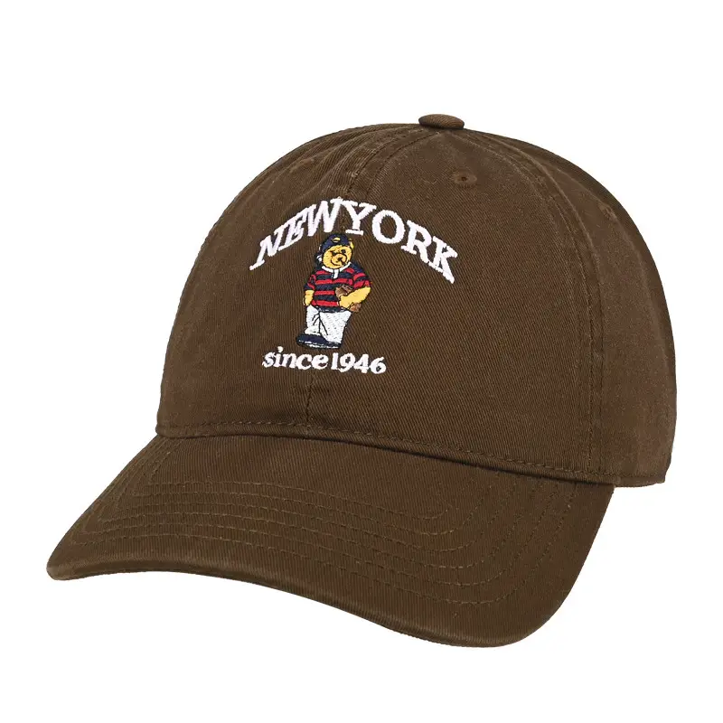Vintage New York Baseball Cap Green Denim 1946