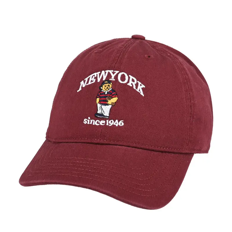 Vintage New York Baseball Cap Green Denim 1946