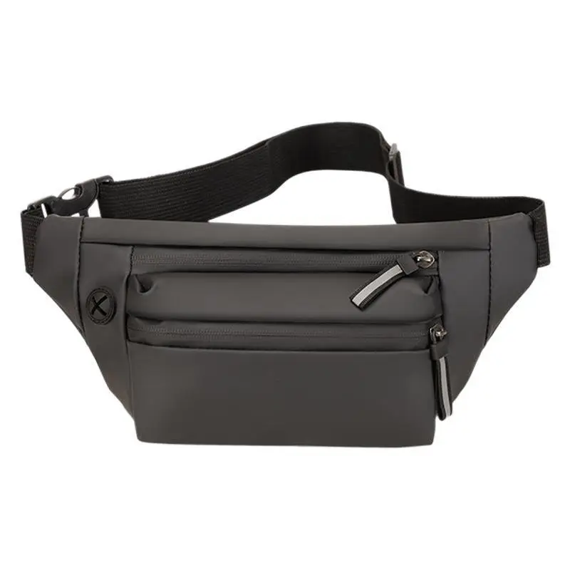Men's Crossbody Phone Bag Black Large Capacity - Image 9