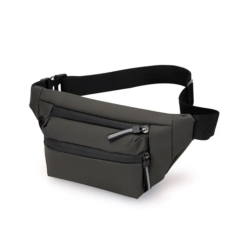 Men's Crossbody Phone Bag Black Large Capacity - Image 3