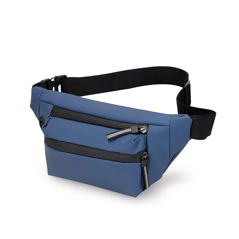 Men's Crossbody Phone Bag Black Large Capacity - Image 4