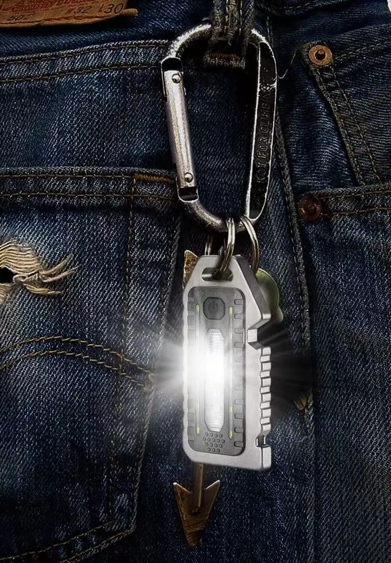 Ultra-Portable Mini LED Flashlight with Strong Light & Keychain Design — feature 7