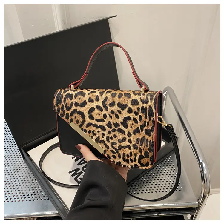 Leopard Print Shoulder Bag Red Leather 2025 — feature 27