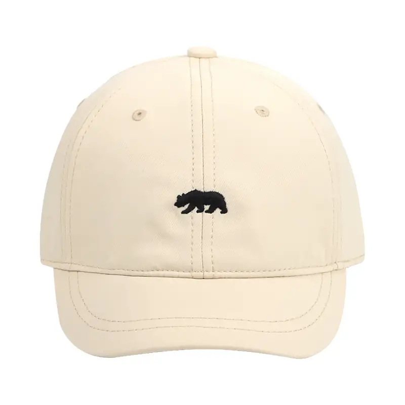 Navy Blue Polar Bear Embroidered Baseball Cap for Women - Image 10
