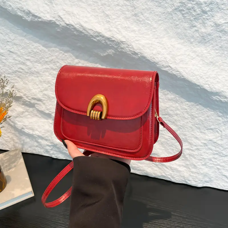2025 New Arrival Saddle Bag Women Casual Leather Crossbody - Image 8