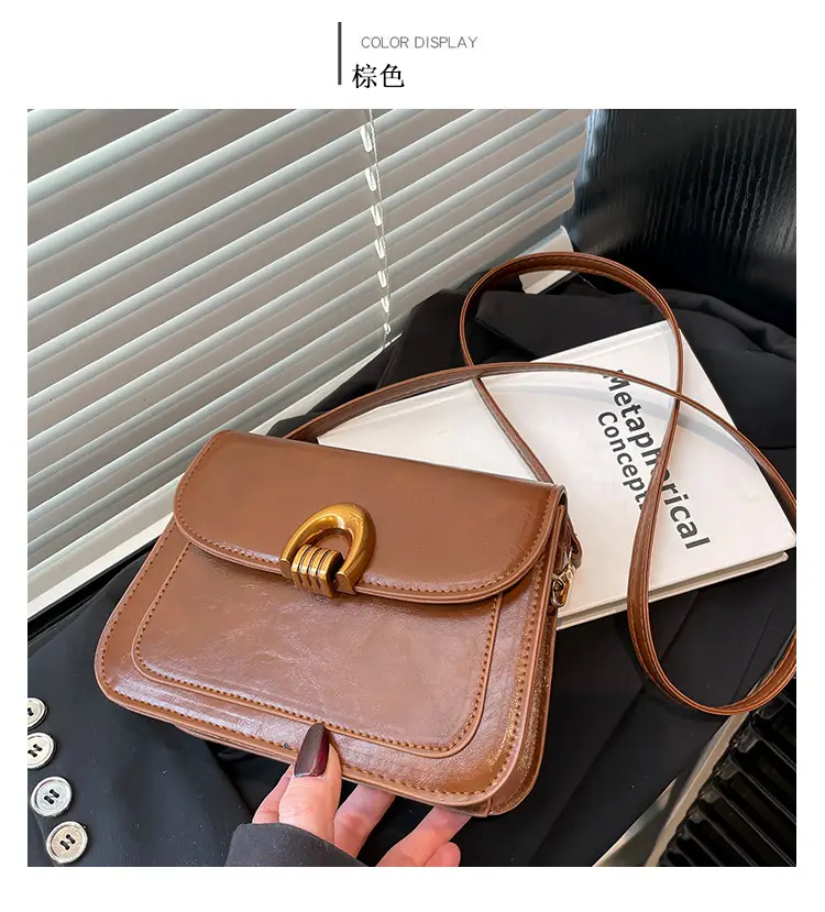 2025 New Arrival Saddle Bag Women Casual Leather Crossbody — feature 22
