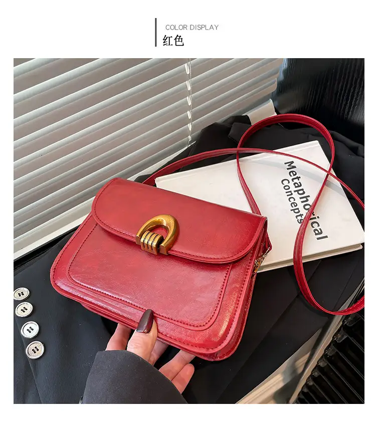 2025 New Arrival Saddle Bag Women Casual Leather Crossbody — feature 24