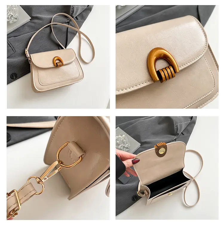 2025 New Arrival Saddle Bag Women Casual Leather Crossbody — feature 9