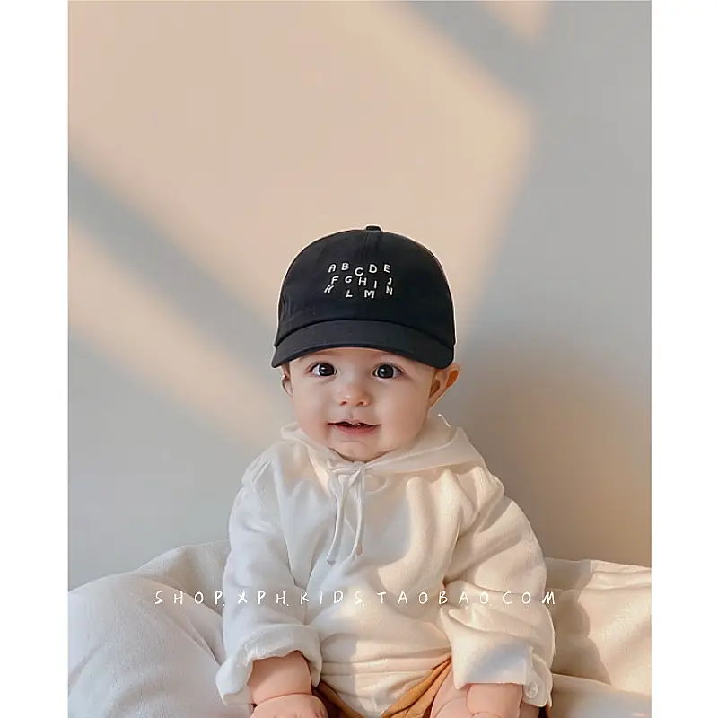 Baby Cap Red Printed for Boys Summer Wear