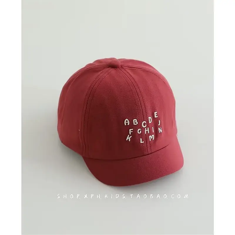 Baby Cap Red Printed for Boys Summer Wear