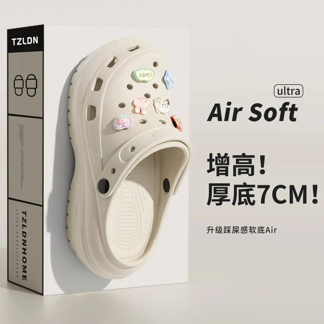 Lidani Thick-Soled Clogs for Women, 2026 New Model, Summer Non-Slip Outdoor Platform Closed-Toe Beach Sandals - Image 4