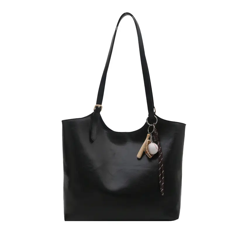 Vintage Black High-end Women's Tote Bag Large Capacity 2025 - Image 9