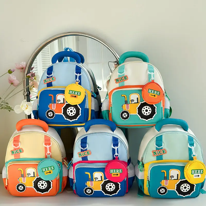 Children's school bag kindergarten big class cute cartoon backpack boys and girls 3-7 years old wholesale large capacity children's bag