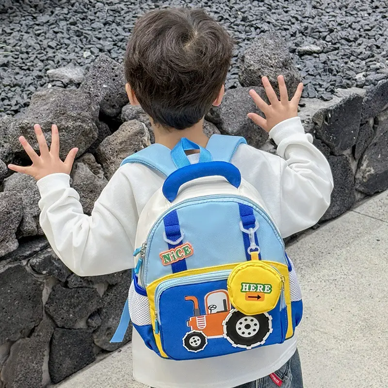 Children's school bag kindergarten big class cute cartoon backpack boys and girls 3-7 years old wholesale large capacity children's bag