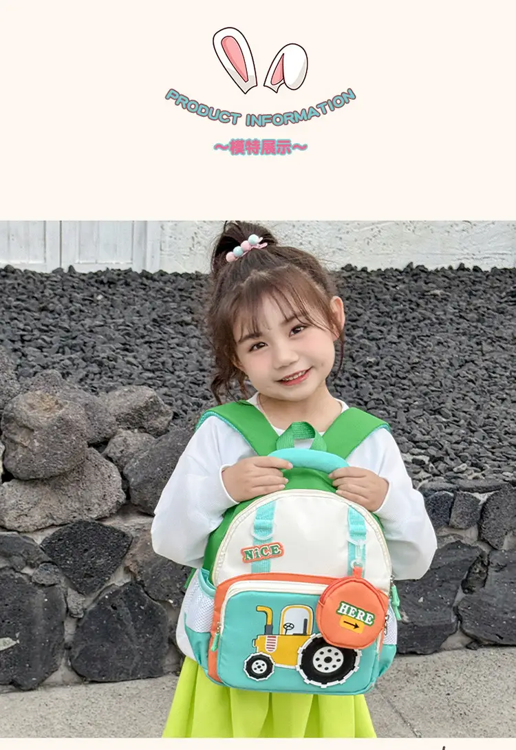 Children's school bag kindergarten big class cute cartoon backpack boys and girls 3-7 years old wholesale large capacity children's bag — feature 11