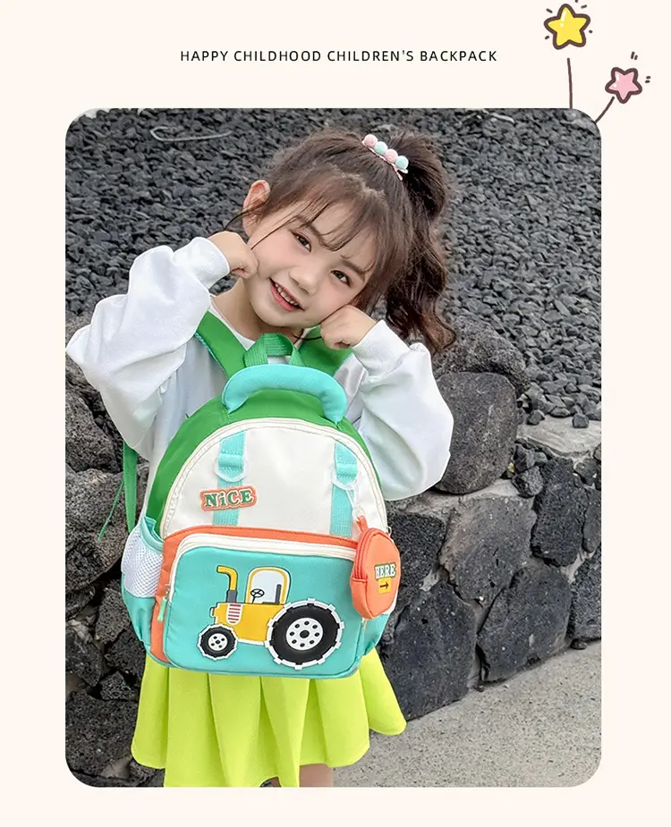 Children's school bag kindergarten big class cute cartoon backpack boys and girls 3-7 years old wholesale large capacity children's bag — feature 12