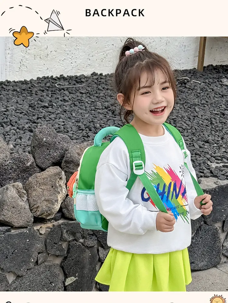Children's school bag kindergarten big class cute cartoon backpack boys and girls 3-7 years old wholesale large capacity children's bag — feature 13