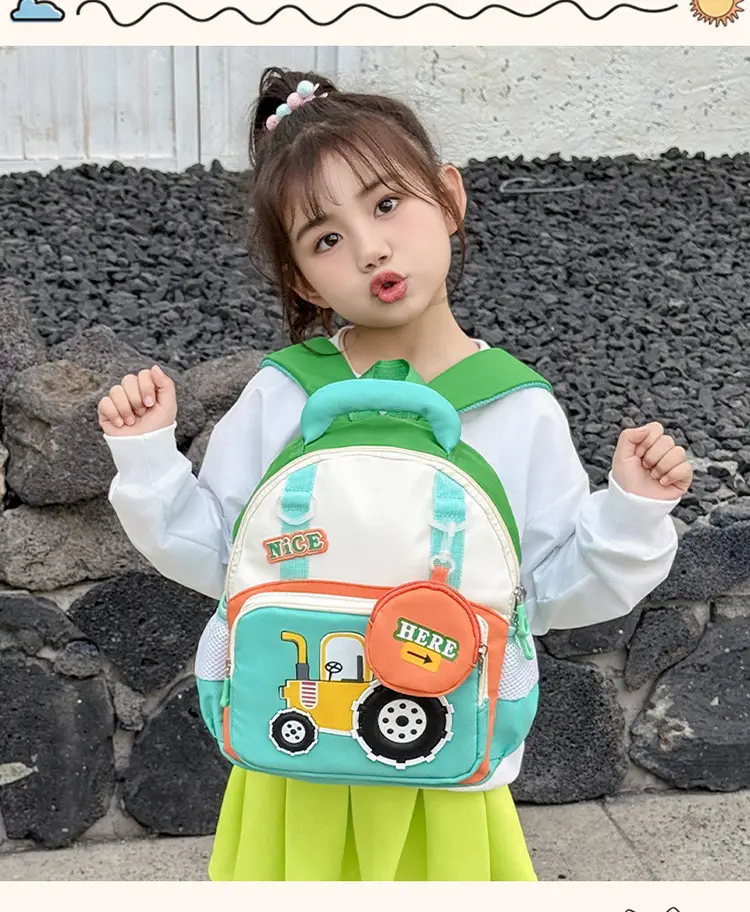 Children's school bag kindergarten big class cute cartoon backpack boys and girls 3-7 years old wholesale large capacity children's bag — feature 14