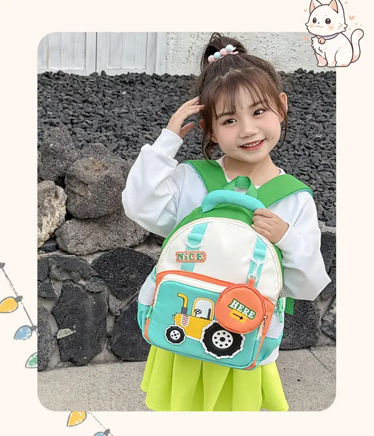 Children's school bag kindergarten big class cute cartoon backpack boys and girls 3-7 years old wholesale large capacity children's bag — feature 15