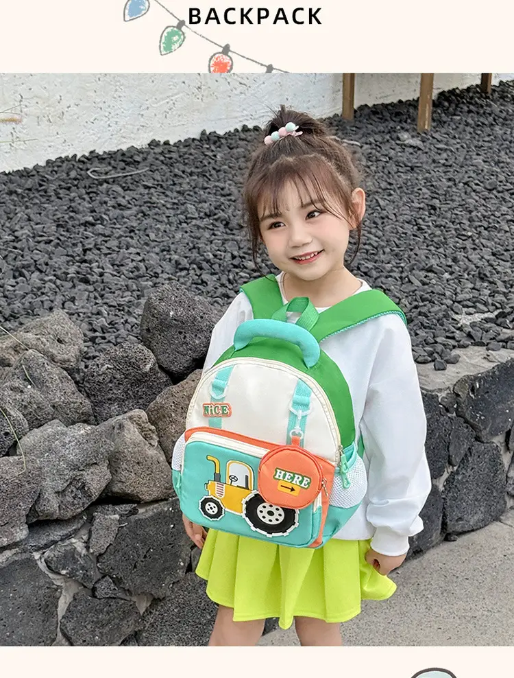 Children's school bag kindergarten big class cute cartoon backpack boys and girls 3-7 years old wholesale large capacity children's bag — feature 16