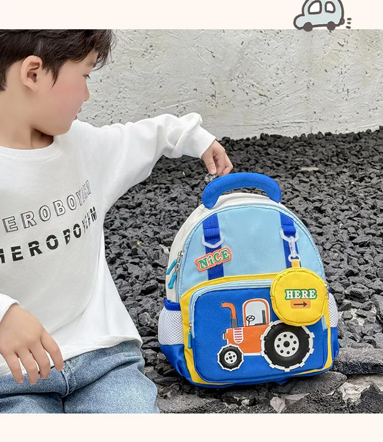 Children's school bag kindergarten big class cute cartoon backpack boys and girls 3-7 years old wholesale large capacity children's bag — feature 17