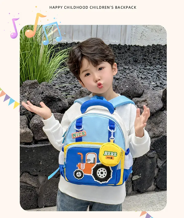 Children's school bag kindergarten big class cute cartoon backpack boys and girls 3-7 years old wholesale large capacity children's bag — feature 18