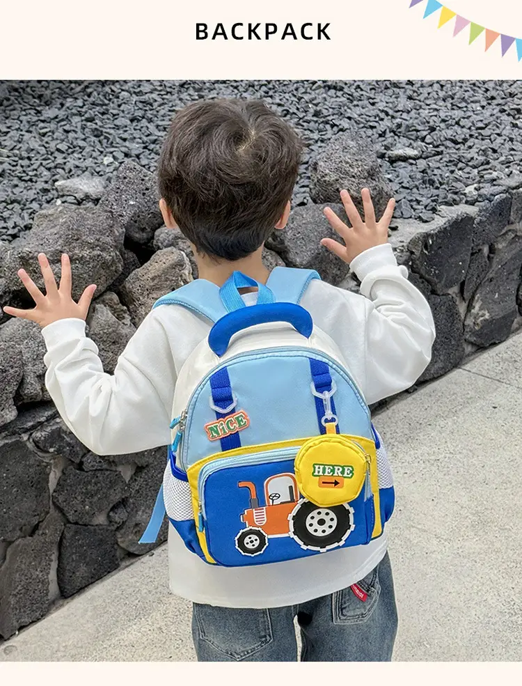 Children's school bag kindergarten big class cute cartoon backpack boys and girls 3-7 years old wholesale large capacity children's bag — feature 19