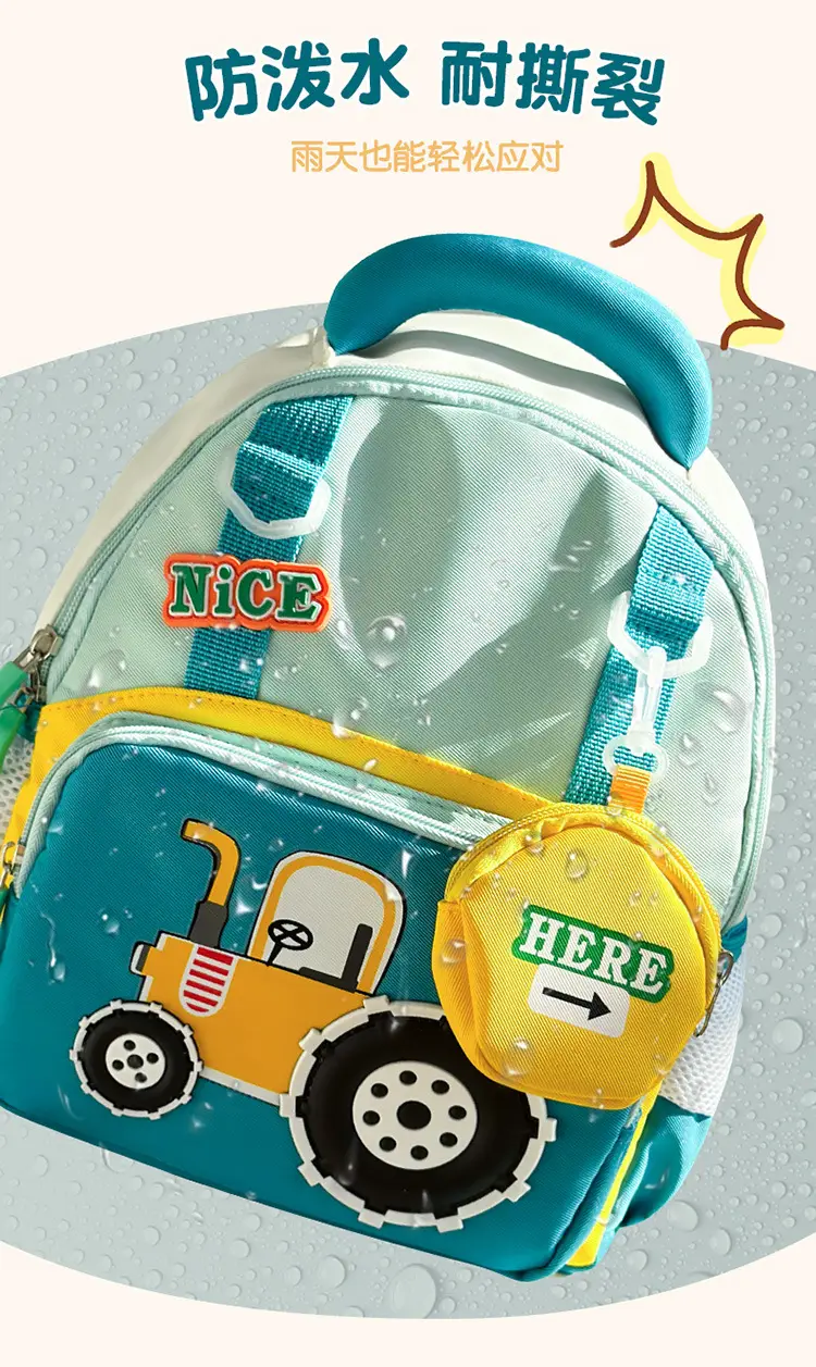 Children's school bag kindergarten big class cute cartoon backpack boys and girls 3-7 years old wholesale large capacity children's bag — feature 8